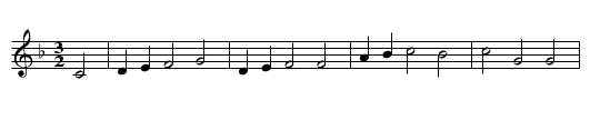 Engelspiel - staff notation