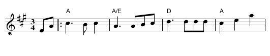 Enges-Maren (vals) - staff notation