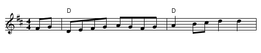 English Dance - staff notation