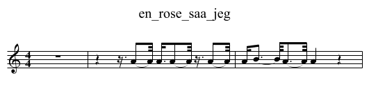 en_rose_saa_jeg - staff notation