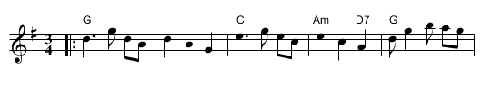Epsom Wells - staff notation