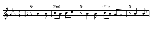Epstein Medley (tune 1) - staff notation
