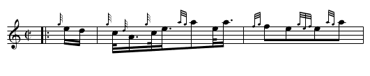 Erchless Castle - staff notation