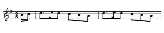 Ere around the Huge Oak. - staff notation