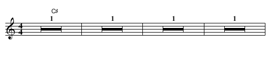 Eregli Oyun Havasi - staff notation