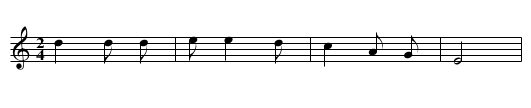 Ergenggu xiangdaoni jir jiao - staff notation