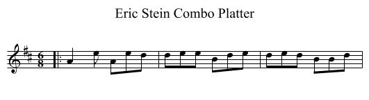 Eric Stein Combo Platter - staff notation