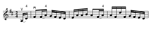 Erie -- Hornpipe - staff notation