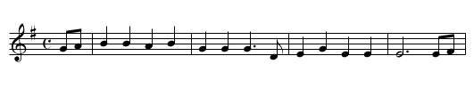 Erin's Lovely Home [2] - staff notation