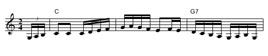 Ernest Watson Tune - staff notation