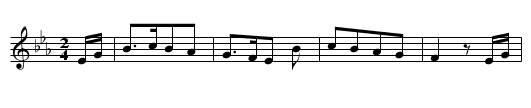 ES BLIES EIN JAEGER WOL IN SEIN JAEGERHORN - staff notation