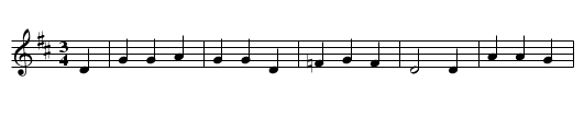 Es fliegen zwei Tauben wohl ueber den Rhein,: - staff notation