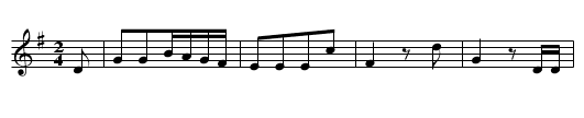 Es geht nichts ueber die Gemuetlichkeit, eija, eijo - staff notation