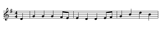 ES GIEBT NICHTS SCHOENRES - staff notation