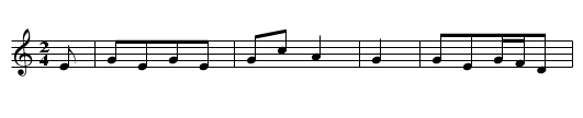 ES GIENG EIN KNAB SPAZIEREN - staff notation