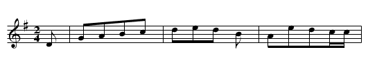 ES RITT EIN JAEGER WOHLGEMUTH - staff notation