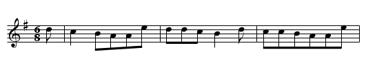 ES RITT EIN RAEUBER WOHL UEBER DEN RHEIN - staff notation
