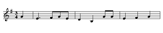 ES SANGEN DREI ENGEL - staff notation