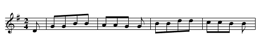 ES SITZT NE FRAU IM RINGELEIN - staff notation