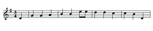 ES SOLL SICH JA KEINER - staff notation