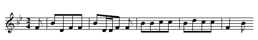 ES WAR EIN JUNGER MARKGRAFENSOHN - staff notation