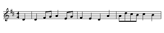 ES WAR EINE SCHOENE JUEDIN - staff notation