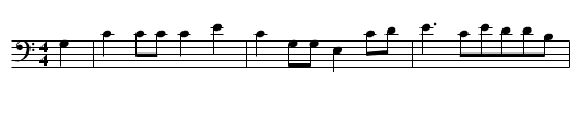 ES WAREN EINMAL DREI REUTER GEFANGEN - staff notation