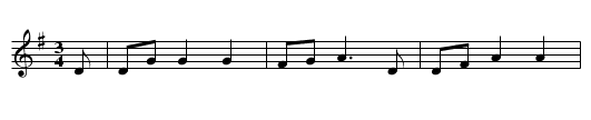 ES WARN EINMAL ZWEI BAUERNSOEHN - staff notation