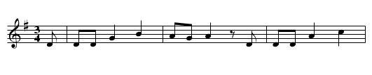 ES WARN EINMAL ZWEI BAUERNSOEHN - staff notation