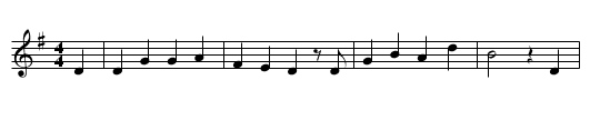 ES WARN EINMAL ZWEI JUNGE KNABN - staff notation