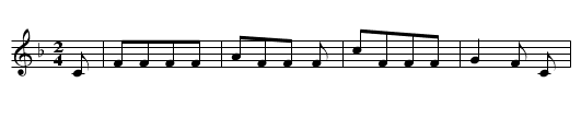 ES WOLLT EIN MAEDCHEN BRECHEN GEHN - staff notation