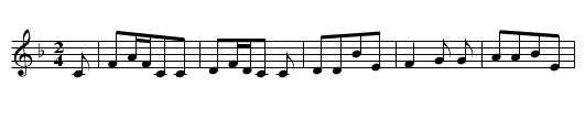 ES WOLLT EIN MAEDCHEN FRUEH AUFSTEHN - staff notation