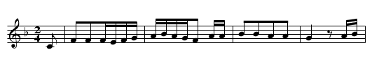 ES WOLLT EIN NICKELMANN FREIEN GEHN - staff notation