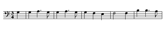 ES ZOG EIN MATROSE - staff notation