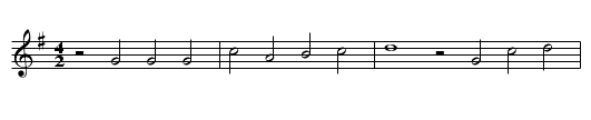 Espen - Zweiglein - staff notation