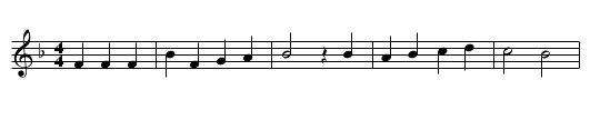 Espen - Zweiglein - staff notation
