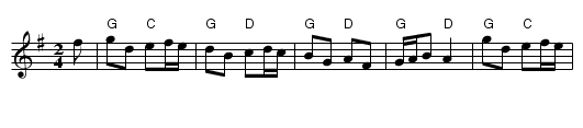 Espresso Polka - staff notation