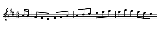 Esquire's Jigg. JJo4.135, The - staff notation