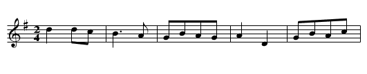 Essex March,The. BC.27 - staff notation