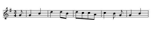 Et wolt e Bauer seng Diechterche bestuoden, S. 39f - staff notation