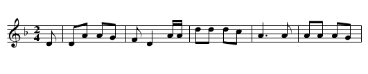 Eugowra Rocks - staff notation