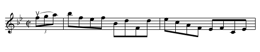 Eureka -- Hornpipe - staff notation