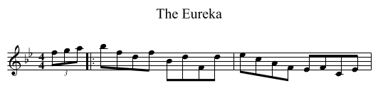 Eureka, The  - staff notation