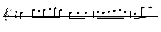European Waltz - staff notation