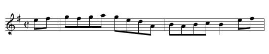 Evansville (1) - staff notation