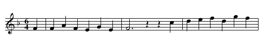 Ever Pleasant. PFD2.306 - staff notation