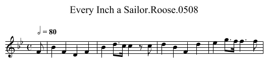 Every Inch a Sailor.Roose.0508 - staff notation