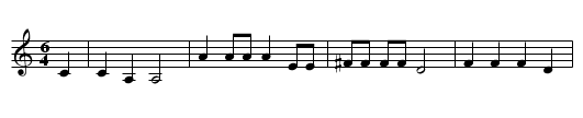 Everyday Dirt - staff notation