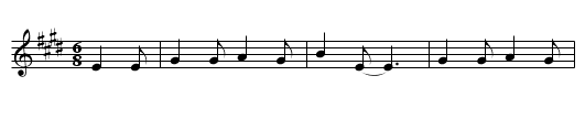 Evil Hearted Man - staff notation