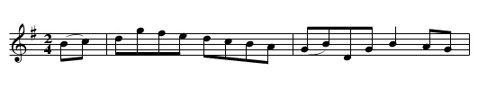 Ewan's Hornpipe. GHW.072 - staff notation